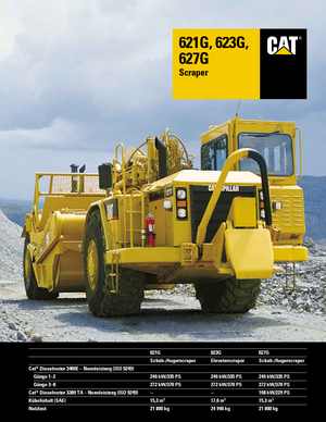 Mototraillas Caterpillar 627G Auger