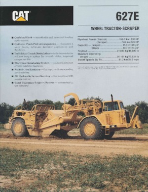 Mototraillas Caterpillar 627E