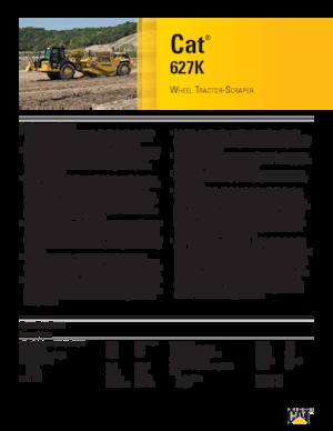 Mototraillas Caterpillar 627K