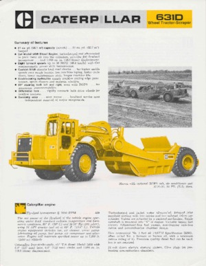 Mototraillas Caterpillar 631D