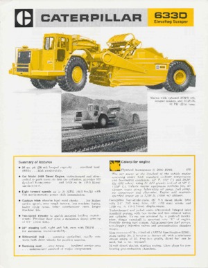 Mototraillas Caterpillar 633D