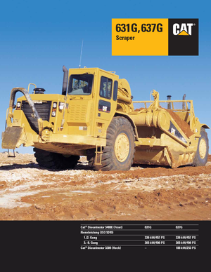 Mototraillas Caterpillar 637G Auger