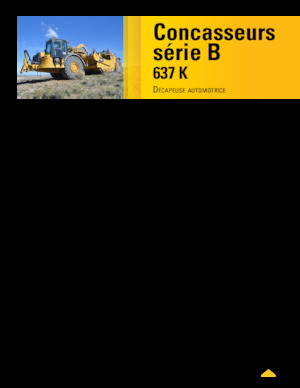 Mototraillas Caterpillar 637K