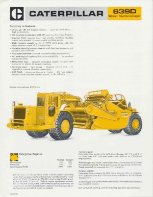 Mototraillas Caterpillar 639D