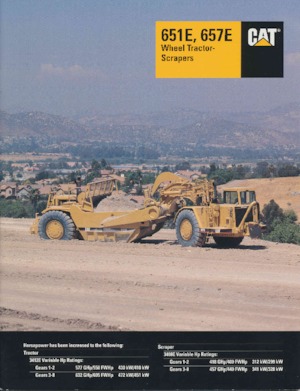 Mototraillas Caterpillar 651 E