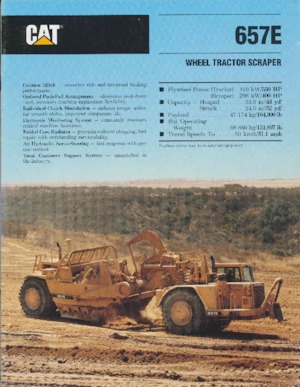 Mototraillas Caterpillar 657 E