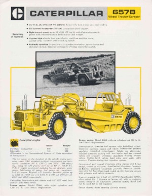 Mototraillas Caterpillar 657B