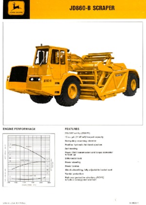 Mototraillas John Deere Construction JD860-B