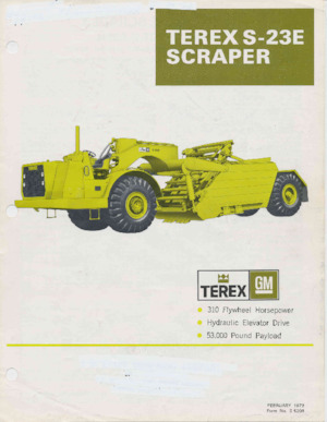 Mototraillas Terex S-23E