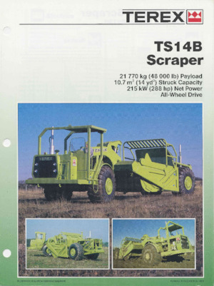Mototraillas Terex TS14B