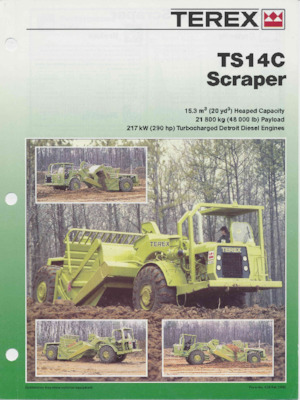 Mototraillas Terex TS14C