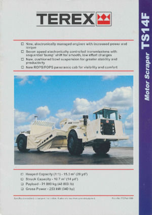 Mototraillas Terex TS14F