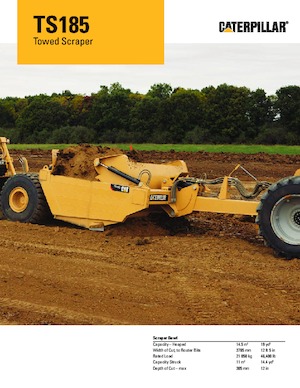 Mototraillas Caterpillar TS185