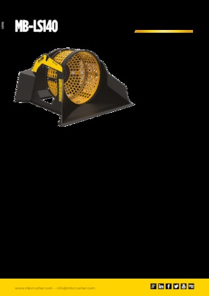 Cuchara de Cribado MB Crusher MB-LS140