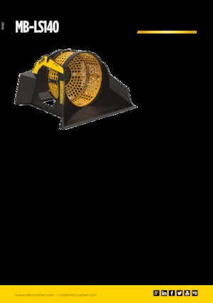 Cuchara de Cribado MB Crusher MB-LS140