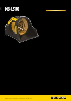 Cuchara de Cribado MB Crusher MB-LS170 S2