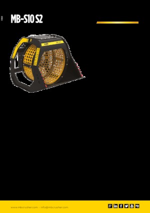 Cuchara de Cribado MB Crusher MB-S10 S2