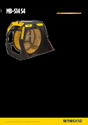 Cuchara de Cribado MB Crusher MB-S14 S4