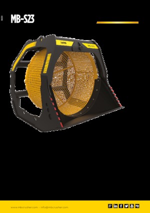 Cuchara de Cribado MB Crusher MB-S23