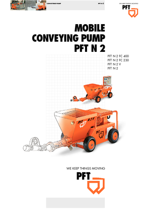Bombas  de dragado de tornillo PFT N 2 V