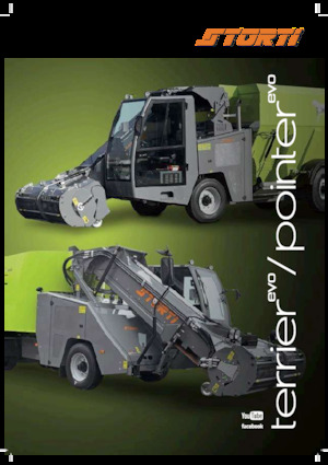 Mezcladoras de pienso autopropulsadas Storti Terrier SW EVO 140