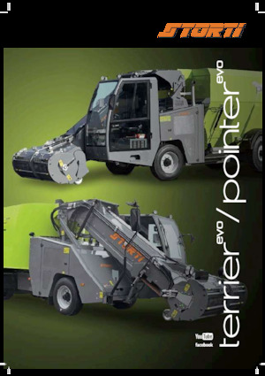 Mezcladoras de pienso autopropulsadas Storti Terrier SW EVO 140