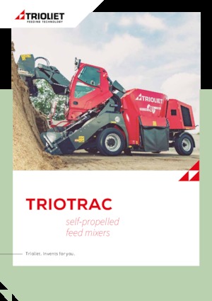 Mezcladoras de pienso autopropulsadas Trioliet Triotrac 2000