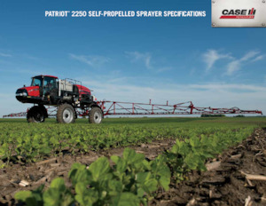 Pulverizadoras automotrices Case IH Patriot® 2250