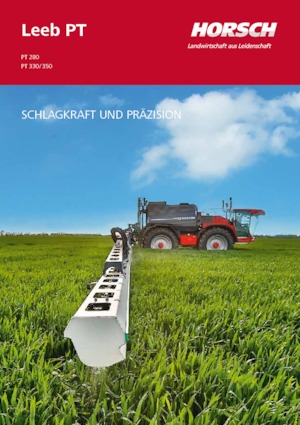 Pulverizadoras automotrices Horsch PT 330