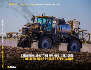 Pulverizadoras automotrices Challenger RG900C