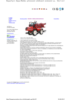 Pulverizadoras automotrices Bargam Mac 4000 S