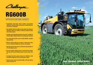 Pulverizadoras automotrices Challenger RoGator 655