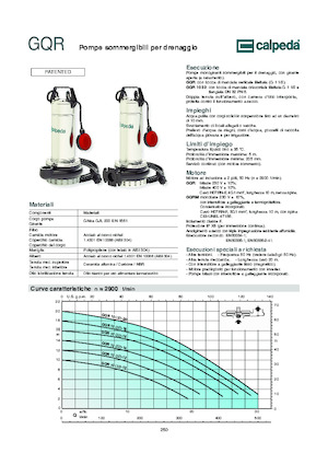Bombas de aguas residuales Calpeda GQR 10-16
