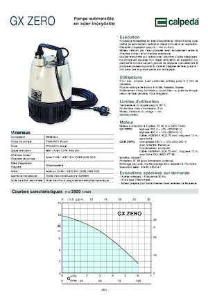 Bombas de aguas residuales Calpeda GQS 40-9