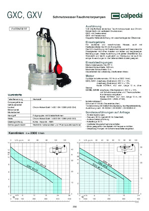 Bombas de aguas residuales Calpeda GXC 40-13