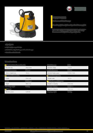Bombas de aguas residuales Wacker Neuson PSG2 500