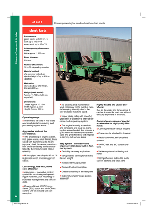 Trituradoras Jenz AZ 460 D