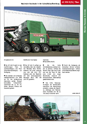 Trituradoras Jenz AZ 960 DXL
