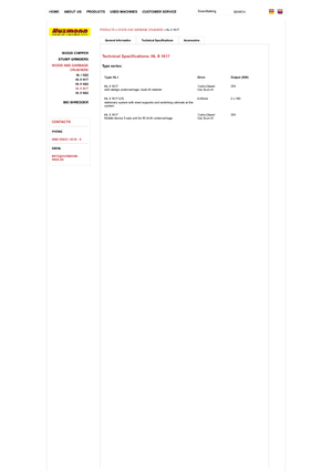 Trituradoras Husmann HL II 1617 HL