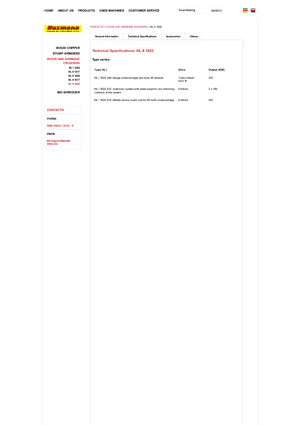 Trituradoras Husmann HL II 1622 E/S