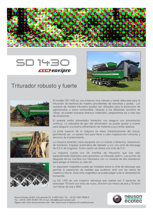 Trituradoras Neuson-Ecotec SD 1430