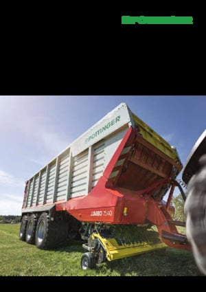 Remolques de ensilado Pöttinger Jumbo 7400