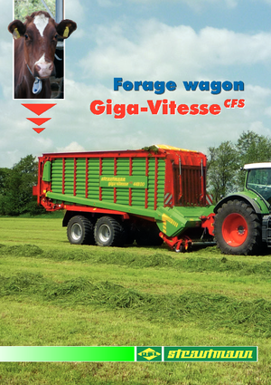 Remolques de ensilado Strautmann Giga-Vitesse CFS 4001
