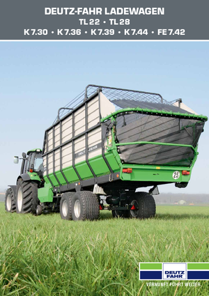 Remolques de ensilado DEUTZ-FAHR K 7.39