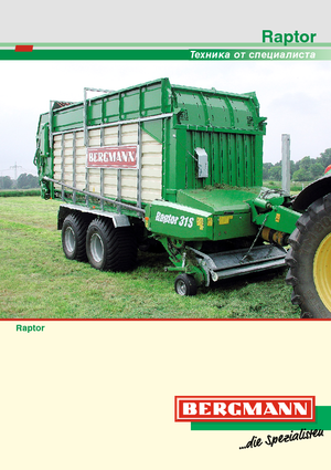 Remolques de ensilado L. Bergmann Raptor 35 S