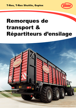 Remolques de ensilado Vicon T-Rex 452