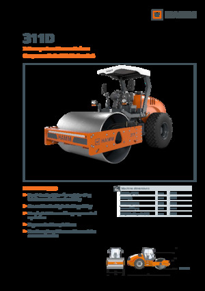 Rodillos vibrantes autopropulsados Hamm 311D