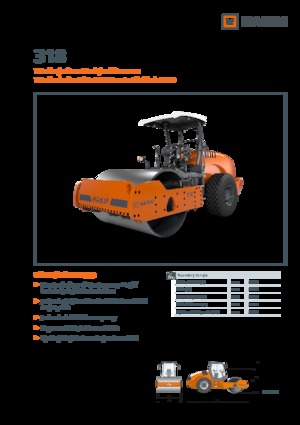 Rodillos vibrantes autopropulsados Hamm 318