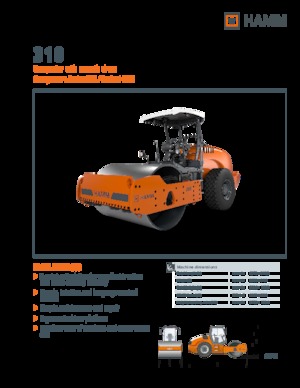 Rodillos vibrantes autopropulsados Hamm 318