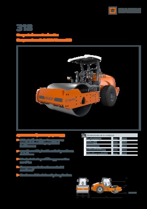 Rodillos vibrantes autopropulsados Hamm 318